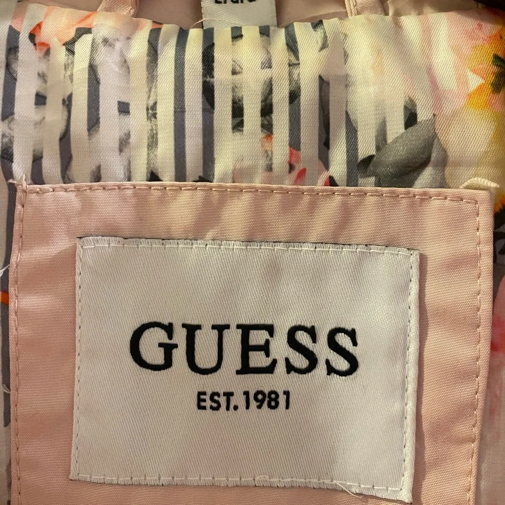Guess Pink Short Trench Coat - Picture 2 of 3